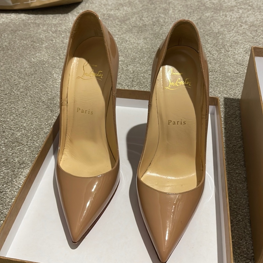 Christian Loubountin So Kate patent heels